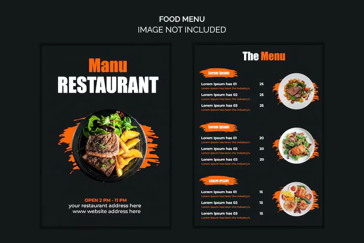 Menu Sample